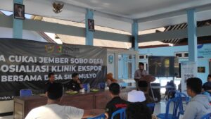 Pertama di Jember, Pemdes Sidomulyo dan Bea Cukai Jember Resmikan Klinik