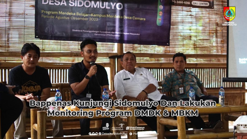 Bappenas Kunjungi Sidomulyo dan lakukan Monitoring Program DMDK & MBKM