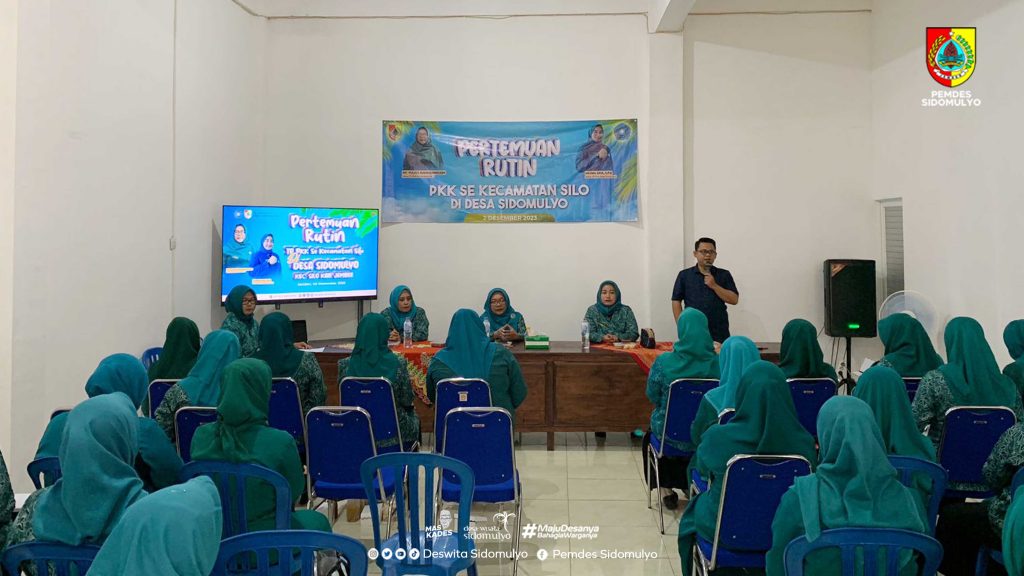TP PKK Kecamatan Silo Gelar Pertemuan Rutin di Desa Sidomulyo