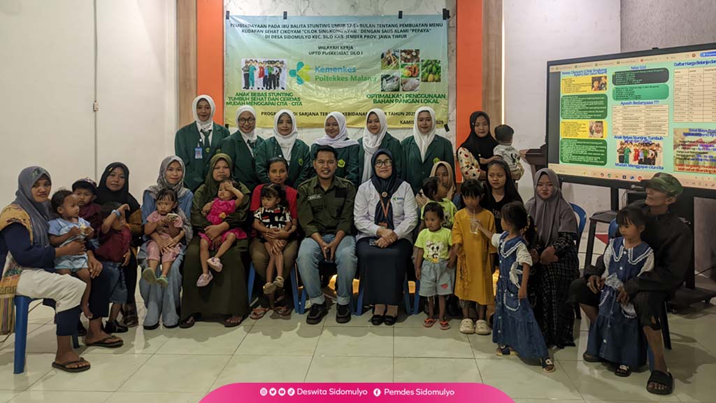 Poltekesma dan Desa Sidomulyo Kolaborasi Cegah Stunting Lewat Kudapan Sehat