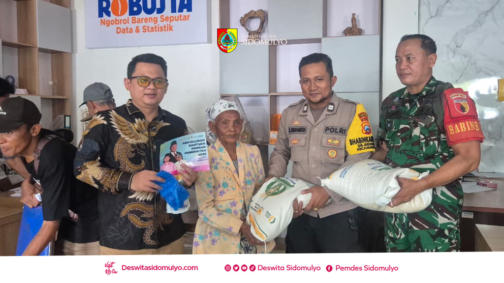Pemdes Sidomulyo Salurkan Bantuan Beras dan Minyak kepada 1.271 KPM, Warga Terbantu Penuhi Kebutuhan Pokok